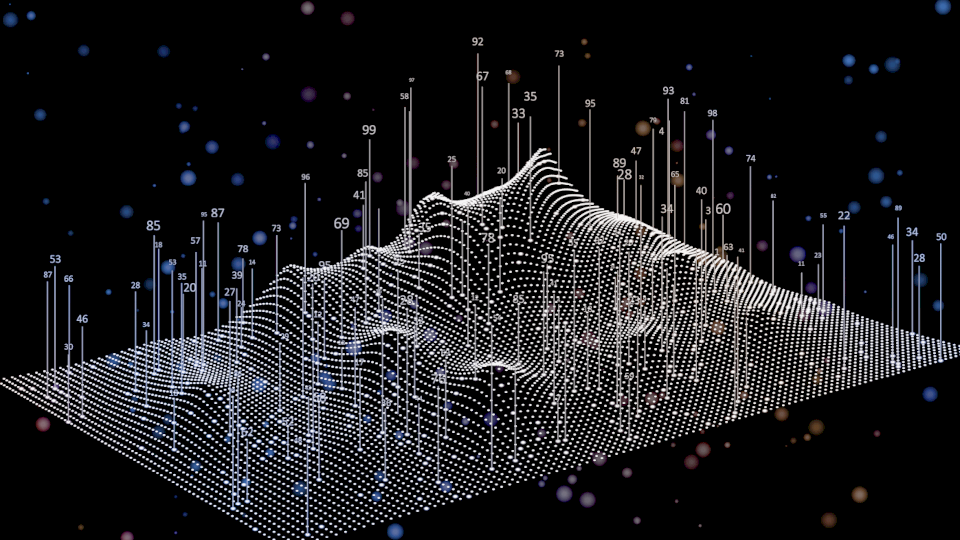 Topography-like computer graph